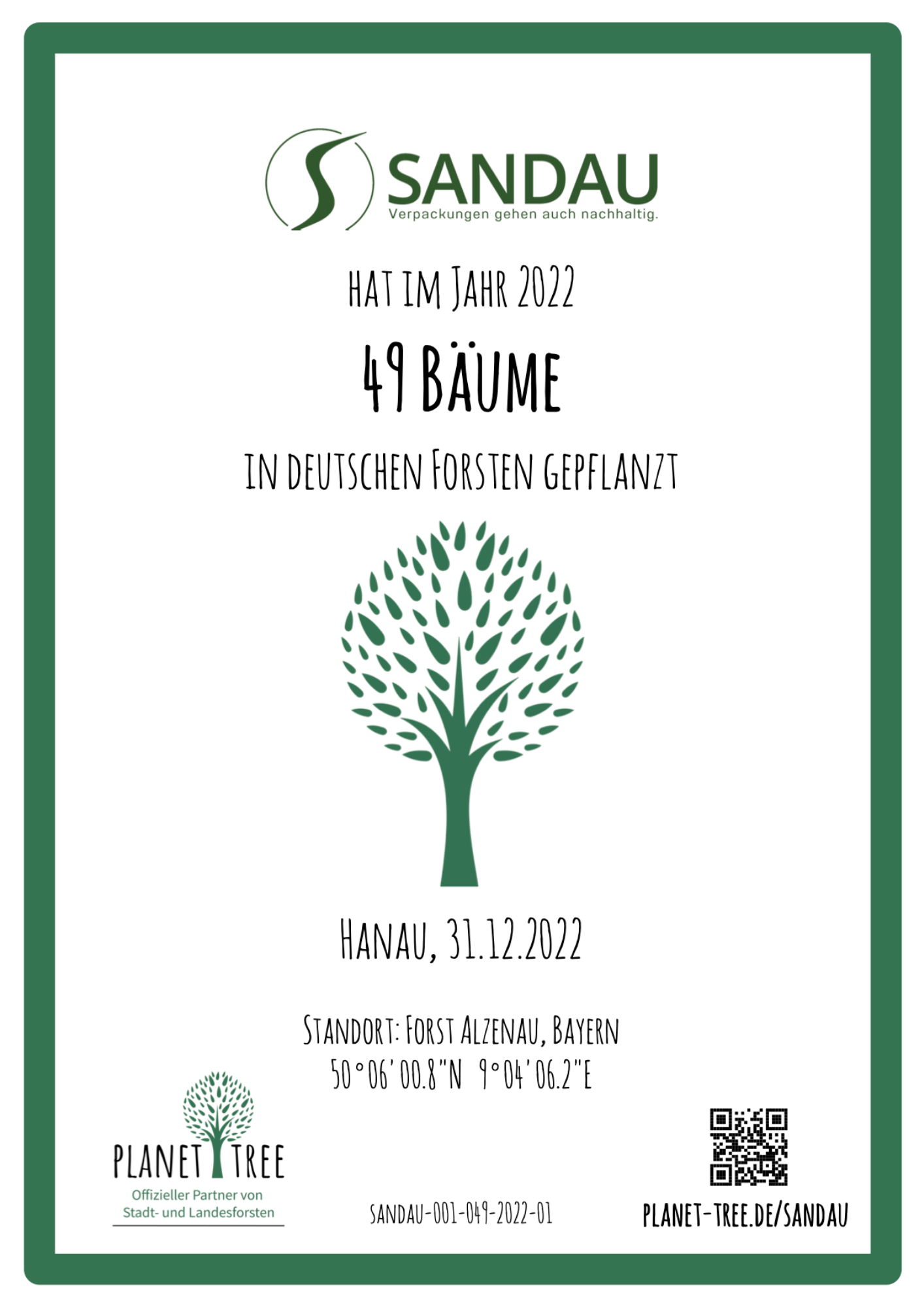 Baumpflanzen mit SANDAU - SANDAU