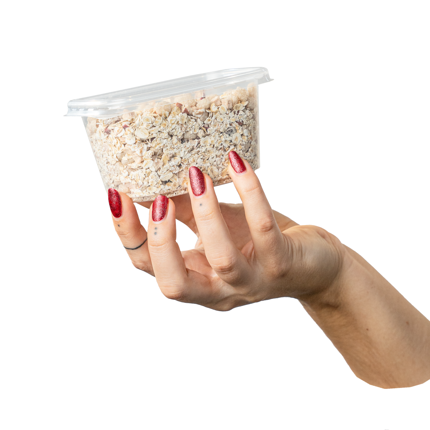 Feinkostschale rechteckig 250ml glatt - SANDAU, passender Deckel