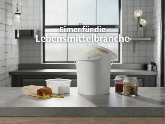 Eimer für die Lebensmittelbranche