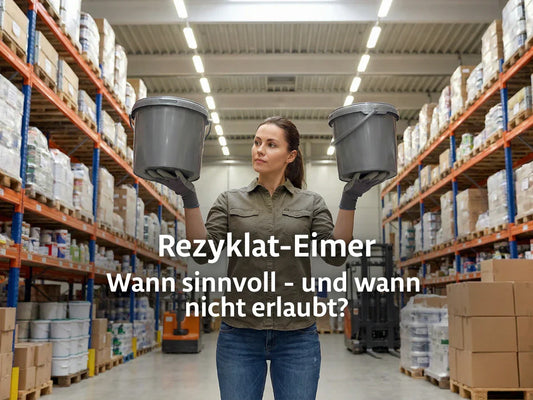 Rezyklat-Eimer: Wann sinnvoll – und wann nicht erlaubt?