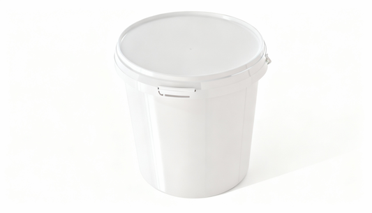 860 ml Dose rund - SANDAU, passender Deckel, ohne Bügel, PP, umweltfreundlich, nachhaltig