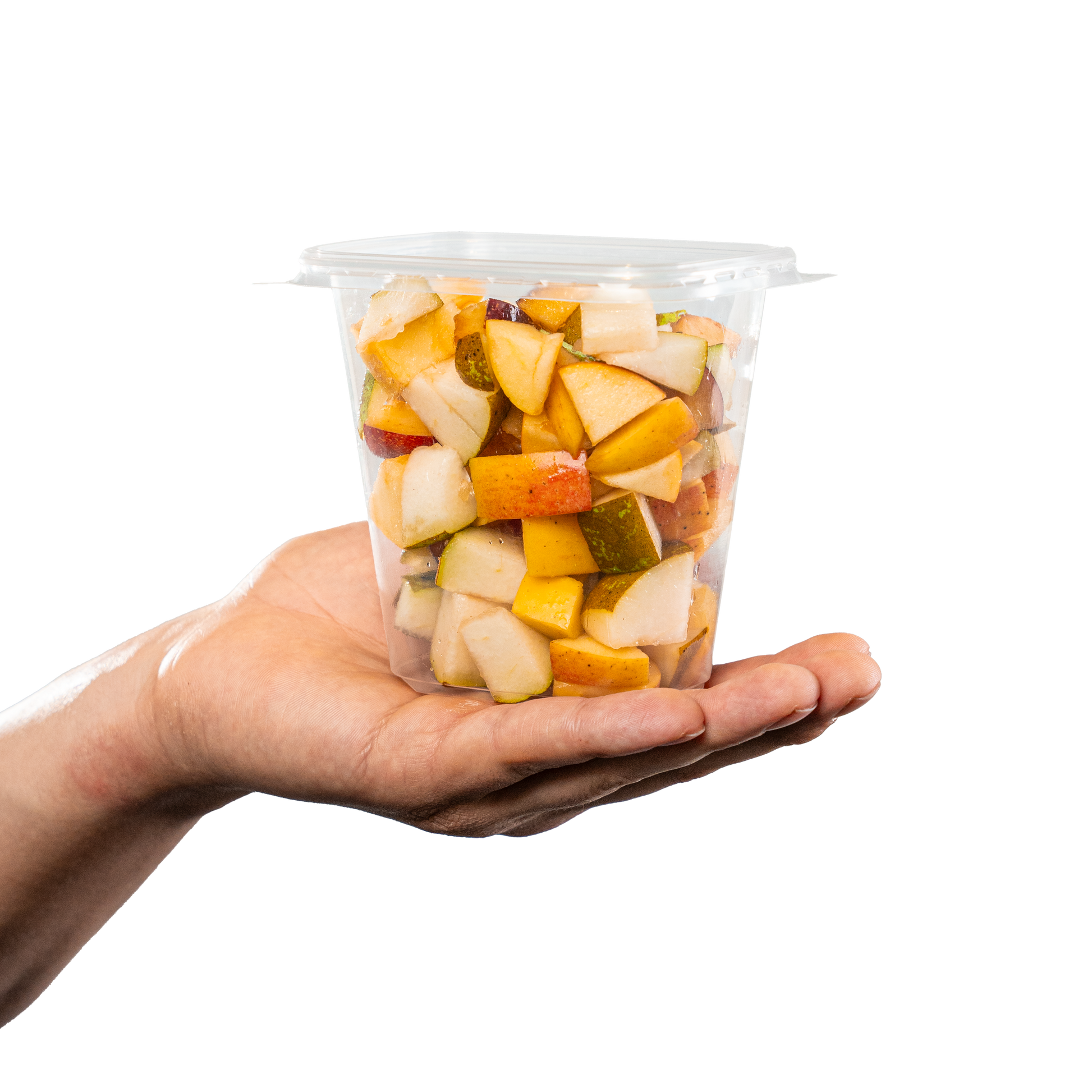 Feinkostschale rechteckig 300ml glatt - SANDAU, passender Deckel