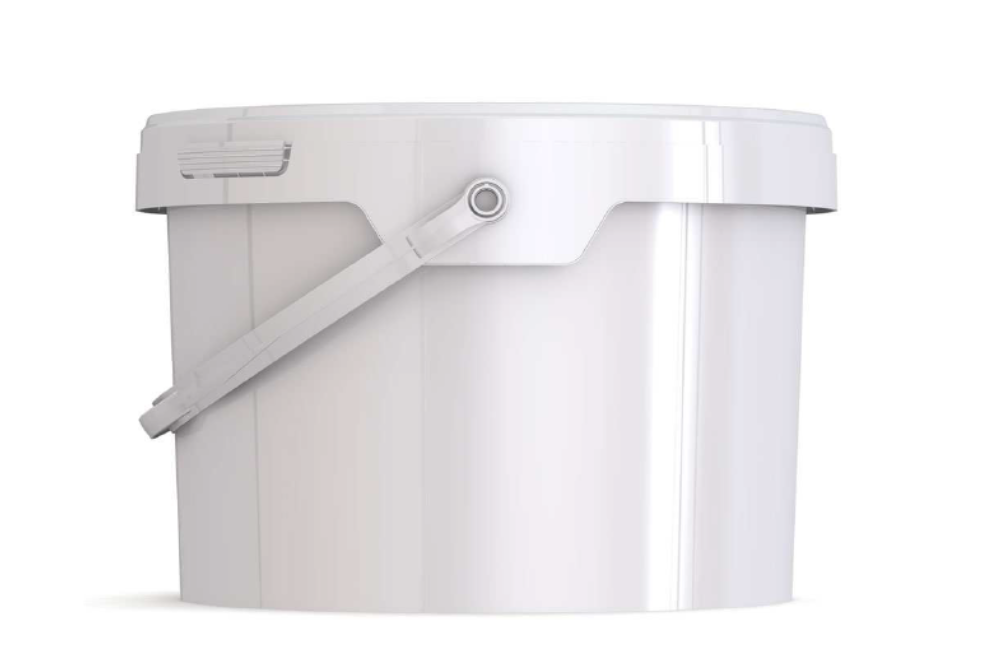 Umweltfreundlicher 18,30L Kunststoffeimer aus recycelbarem Polypropylen mit Tragebügel, Originalitätsverschluss, stapelbar, 100% recycelbar, - SANDAU