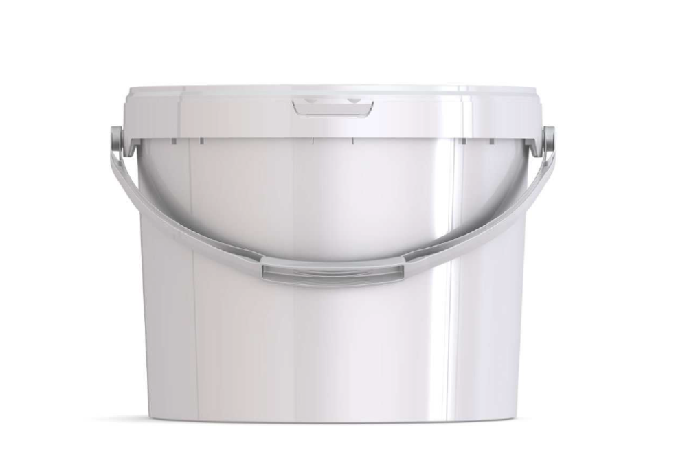 Umweltfreundlicher 16,50L Kunststoffeimer aus recycelbarem Polypropylen mit Tragebügel, Originalitätsverschluss, stapelbar, 100% recycelbar - SANDAU