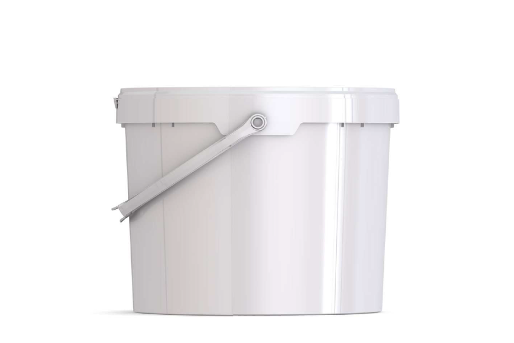 Umweltfreundlicher 16,50L Kunststoffeimer aus recycelbarem Polypropylen mit Tragebügel, Originalitätsverschluss, stapelbar, 100% recycelbar - SANDAU