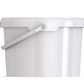 Umweltfreundlicher 7,30L Kunststoffeimer aus recycelbarem Polypropylen mit Tragebügel, Originalitätsverschluss, stapelbar, 100% recycelbar - SANDAU
