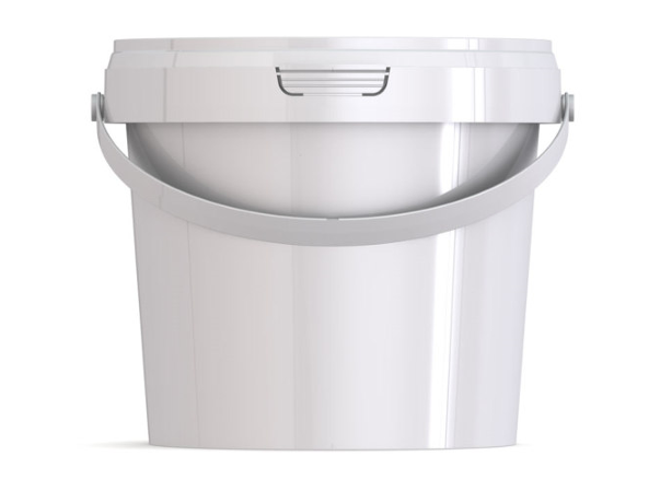 Umweltfreundliche, 1,1L Dose aus recycelbarem Polypropylen, mit Originalitätsverschluss, stapelbar, 100% recycelbar - SANDAU