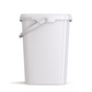 Umweltfreundlicher, rechteckiger 10,90L Kunststoffeimer aus recycelbarem Polypropylen mit Tragebügel, Originalitätsverschluss, stapelbar, 100% recycelbar - SANDAU