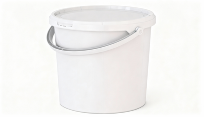 Umweltfreundlicher 10,60L Kunststoffeimer aus recycelbarem Polypropylen mit Tragebügel, Originalitätsverschluss, stapelbar, 100% recycelbar – SANDAU