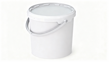 Umweltfreundlicher 10,80L Kunststoffeimer aus recycelbarem Polypropylen mit Tragebügel, Originalitätsverschluss, stapelbar, 100% recycelbar – SANDAU