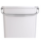 Umweltfreundlicher, rechteckiger 10,90L Kunststoffeimer aus recycelbarem Polypropylen mit Tragebügel, Originalitätsverschluss, stapelbar, 100% recycelbar - SANDAU