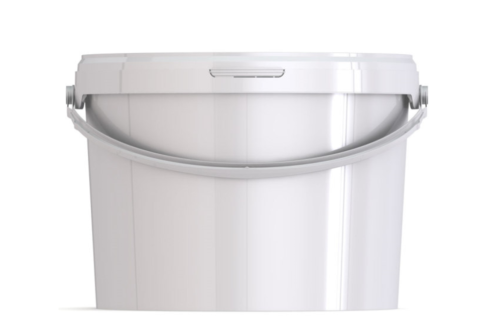 Umweltfreundlicher, 11,30L Kunststoffeimer aus recycelbarem Polypropylen mit Tragebügel, Originalitätsverschluss, stapelbar, 100% recycelbar -SANDAU