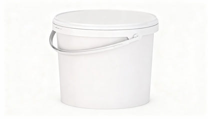 Umweltfreundlicher 11,30L Kunststoffeimer aus recycelbarem Polypropylen mit Tragebügel, Originalitätsverschluss, stapelbar, 100% recycelbar – SANDAU
