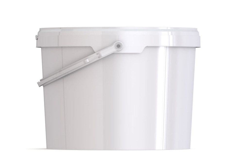 Umweltfreundlicher, 11,30L Kunststoffeimer aus recycelbarem Polypropylen mit Tragebügel, Originalitätsverschluss, stapelbar, 100% recycelbar - SANDAU