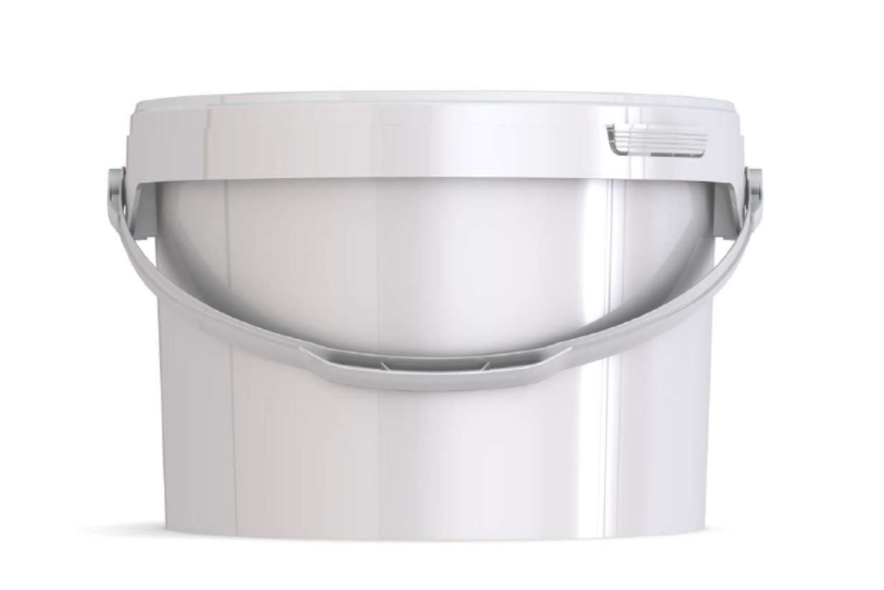 Umweltfreundlicher 12,60L Kunststoffeimer aus recycelbarem Polypropylen mit Tragebügel, Originalitätsverschluss, stapelbar, 100% recycelbar, - SANDAU