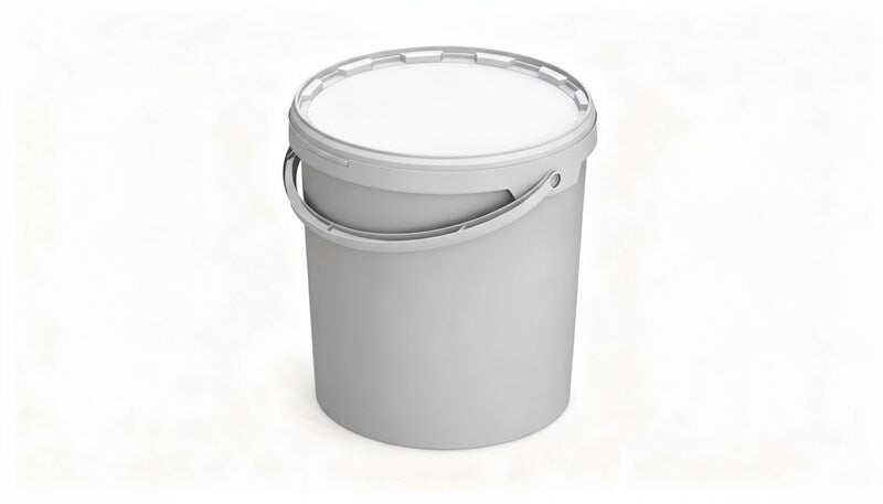 Umweltfreundlicher 15,90L Kunststoffeimer aus recycelbarem Polypropylen mit Tragebügel, Originalitätsverschluss, stapelbar, 100% recycelbar – SANDAU