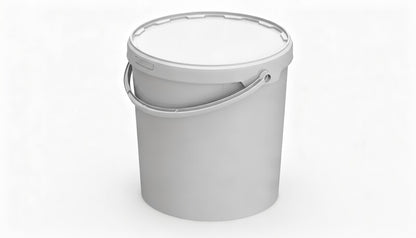Umweltfreundlicher 21,30L Kunststoffeimer aus recycelbarem Polypropylen mit Tragebügel, Originalitätsverschluss, stapelbar, 100% recycelbar – SANDAU