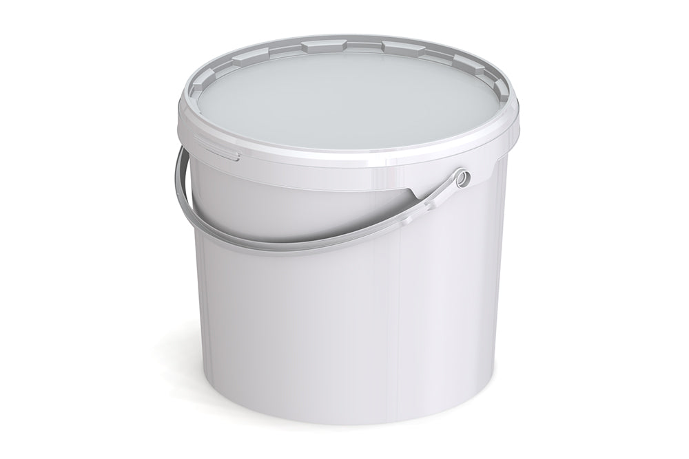 Umweltfreundlicher 13,20L Rezyklat-Kunststoffeimer – Hergestellt aus 75 % recyceltem Material, stabil und langlebig, zukunftsorientiert nach EU-Green-Deal, mit sicherem Tragebügel und stapelbar für platzsparende Lagerung - SANDAU