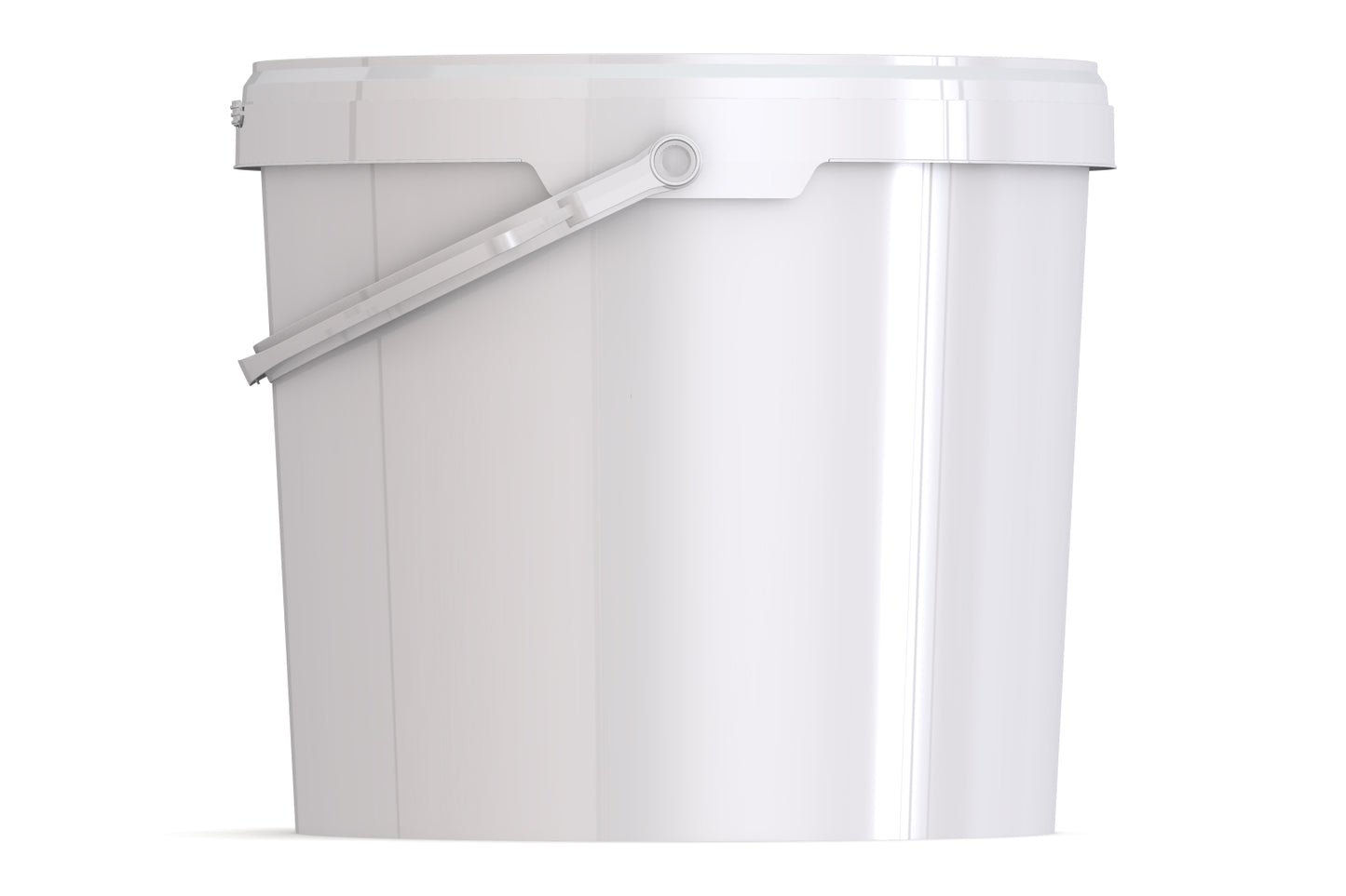 Umweltfreundlicher 13,20L Rezyklat-Kunststoffeimer – Hergestellt aus 75 % recyceltem Material, stabil und langlebig, zukunftsorientiert nach EU-Green-Deal, mit sicherem Tragebügel und stapelbar für platzsparende Lagerung - SANDAU