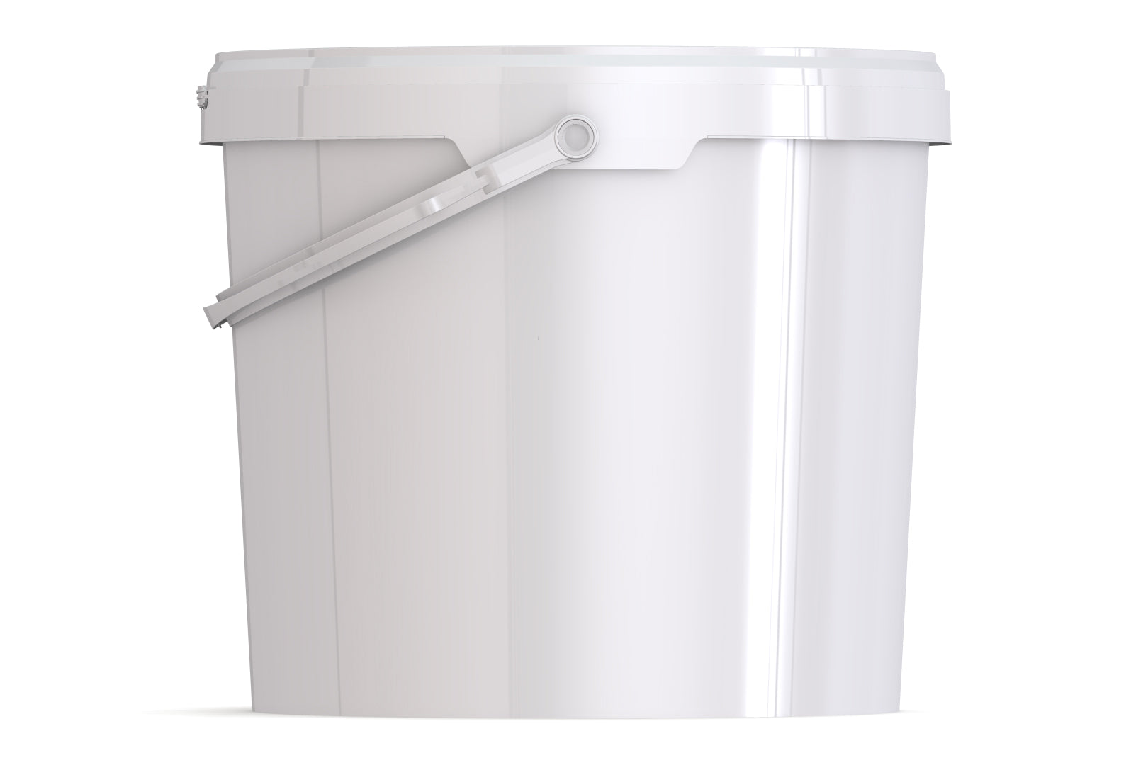 Umweltfreundlicher 13,20L Rezyklat-Kunststoffeimer – Hergestellt aus 75 % recyceltem Material, stabil und langlebig, zukunftsorientiert nach EU-Green-Deal, mit sicherem Tragebügel und stapelbar für platzsparende Lagerung - SANDAU
