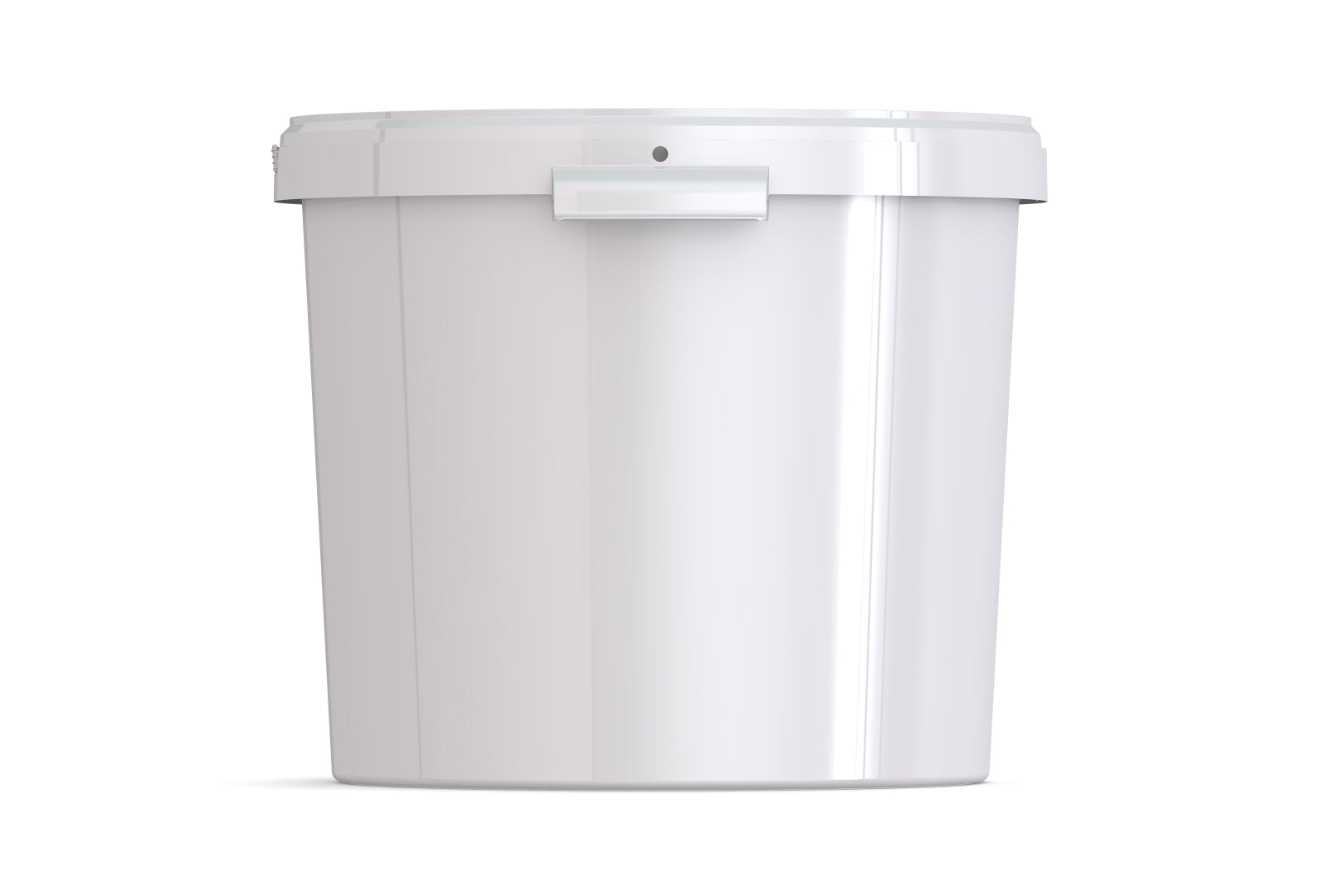 Umweltfreundlicher 27,5L Kunststoffeimer aus recycelbarem Polypropylen mit Tragebügel, Originalitätsverschluss, stapelbar, 100% recycelbar - SANDAU