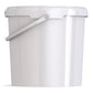 Umweltfreundlicher 6,20L Kunststoffeimer aus recycelbarem Polypropylen mit Tragebügel, Originalitätsverschluss, stapelbar, 100% recycelbar - SANDAU