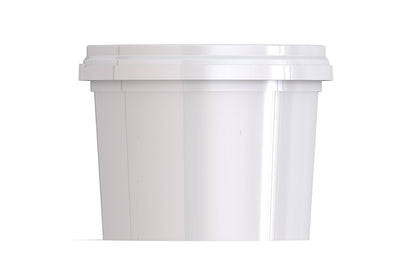 Umweltfreundliche, 120ml Dose aus recycelbarem Polypropylen, mit Originalitätsverschluss, stapelbar, 100% recycelbar - SANDAU