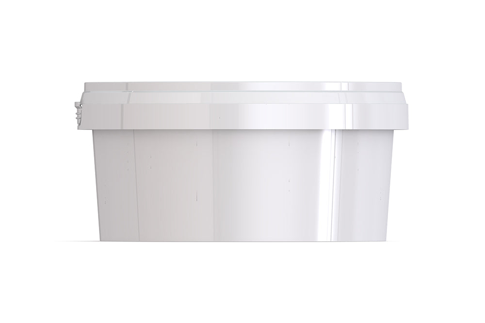 Umweltfreundliche, 570ml Dose aus recycelbarem Polypropylen, mit Originalitätsverschluss, stapelbar, 100% recycelbar