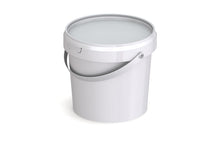 Umweltfreundlicher 1,10L Kunststoffeimer aus recycelbarem Polypropylen mit Tragebügel, Originalitätsverschluss, stapelbar, 100% recycelbar - SANDAU