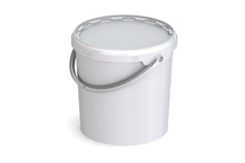 Umweltfreundlicher 10,80L Kunststoffeimer aus recycelbarem Polypropylen mit Tragebügel, Originalitätsverschluss, stapelbar, 100% recycelbar - SANDAU