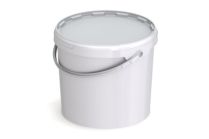 Umweltfreundlicher 13,20L Kunststoffeimer aus recycelbarem Polypropylen mit Tragebügel, Originalitätsverschluss, stapelbar, 100% recycelbar – SANDAU
