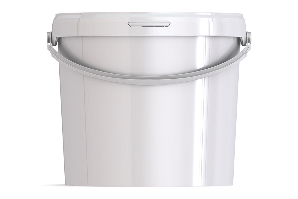 Umweltfreundlicher 13,20L Kunststoffeimer aus recycelbarem Polypropylen mit Tragebügel, Originalitätsverschluss, stapelbar, 100% recycelbar – SANDAU