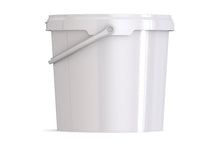 Umweltfreundlicher 2,7L Kunststoffeimer aus recycelbarem Polypropylen mit Tragebügel, Originalitätsverschluss, stapelbar, 100% recycelbar - SANDAU