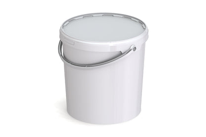 Umweltfreundlicher 21,3L Kunststoffeimer aus recycelbarem Polypropylen mit Tragebügel, Originalitätsverschluss, stapelbar, 100% recycelbar - SANDAU