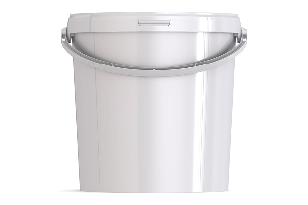 Umweltfreundlicher 21,3L Kunststoffeimer aus recycelbarem Polypropylen mit Tragebügel, Originalitätsverschluss, stapelbar, 100% recycelbar - SANDAU