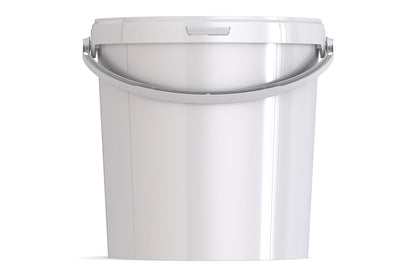 Umweltfreundlicher 21,3L Kunststoffeimer aus recycelbarem Polypropylen mit Tragebügel, Originalitätsverschluss, stapelbar, 100% recycelbar - SANDAU