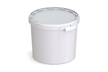Umweltfreundlicher 27,5L Kunststoffeimer aus recycelbarem Polypropylen mit Muschelgriff, Originalitätsverschluss, stapelbar, 100% recycelbar - SANDAU