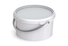 Umweltfreundlicher 3,60L Kunststoffeimer aus recycelbarem Polypropylen mit Tragebügel, Originalitätsverschluss, stapelbar, 100% recycelbar - SANDAU