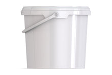 Umweltfreundlicher 3,90L Kunststoffeimer aus recycelbarem Polypropylen mit Tragebügel, Originalitätsverschluss, stapelbar, 100% recycelbar - SANDAU