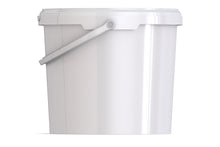 Umweltfreundlicher 5,7L Kunststoffeimer aus recycelbarem Polypropylen mit Tragebügel, Originalitätsverschluss, stapelbar, 100% recycelbar - SANDAU