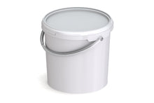 Umweltfreundlicher 6,20L Kunststoffeimer aus recycelbarem Polypropylen mit Tragebügel, Originalitätsverschluss, stapelbar, 100% recycelbar - SANDAU