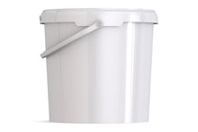 Umweltfreundlicher 6,20L Kunststoffeimer aus recycelbarem Polypropylen mit Tragebügel, Originalitätsverschluss, stapelbar, 100% recycelbar - SANDAU