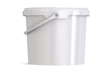 Umweltfreundlicher 8,80L Kunststoffeimer aus recycelbarem Polypropylen mit Tragebügel, Originalitätsverschluss, stapelbar, 100% recycelbar - SANDAU