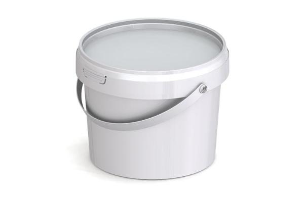 Umweltfreundlicher 900ml Kunststoffeimer aus recycelbarem Polypropylen mit Tragebügel, Originalitätsverschluss, stapelbar, 100% recycelbar - SANDAU